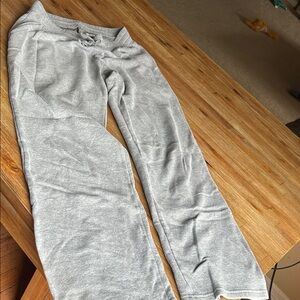 Gray Sweatpants hollister wide leg xs